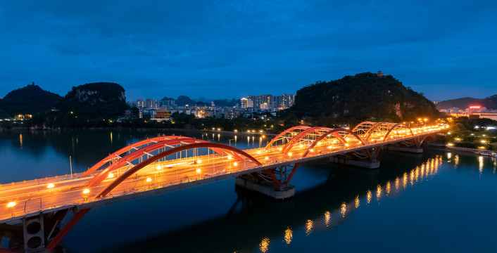 柳州文惠桥夜景