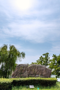 中国安徽宿州灵璧的奇石
