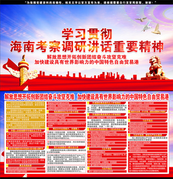 海南考察調(diào)研講話