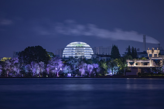 嘉兴南湖夜景