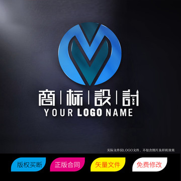 MV字母LOGO