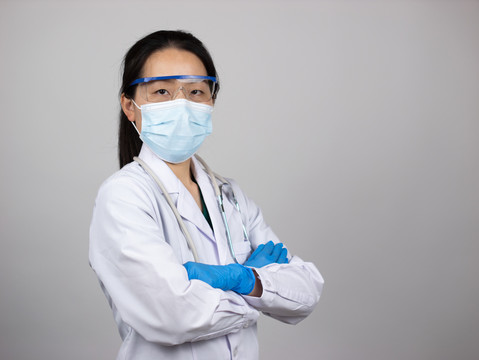 亚洲中国女性女士女医生医师