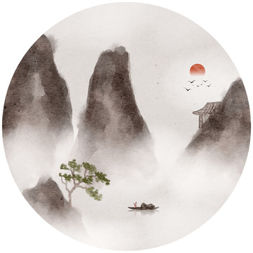 水墨山水