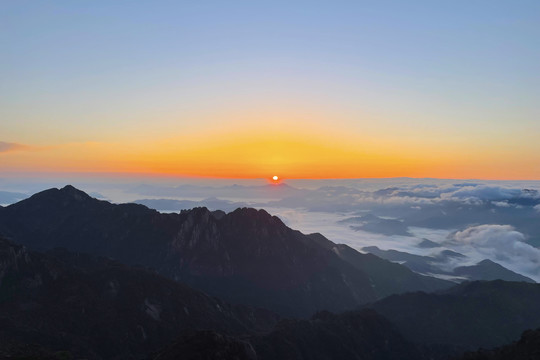 黃山日出