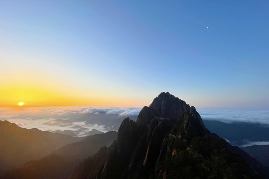 黄山日出