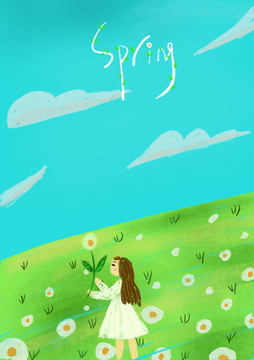 春天插畫