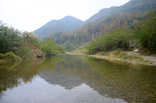 清澈溪流