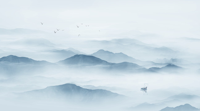 水墨山水畫