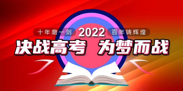 高考加油展板決戰(zhàn)高考海報