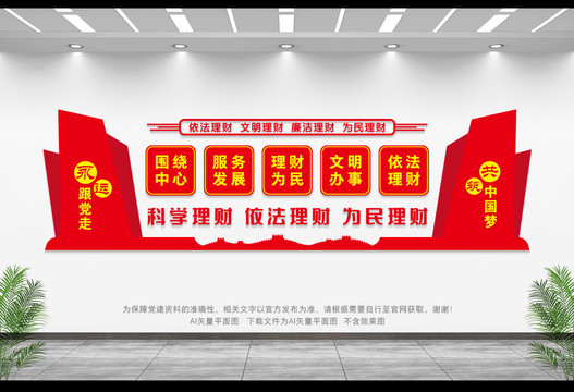 財政展板
