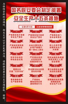 安全生產(chǎn)十五條措施