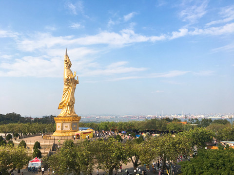 南海观音全景图