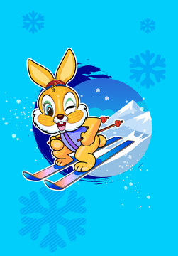 黄tutu滑雪