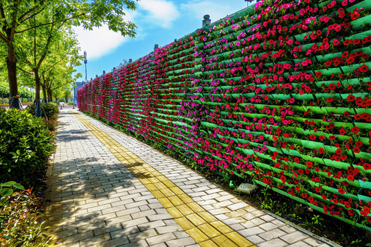 立体绿化围墙