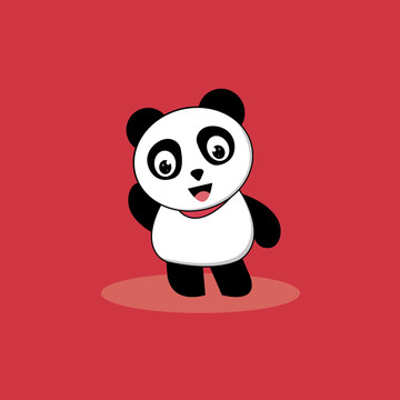 卡通熊貓