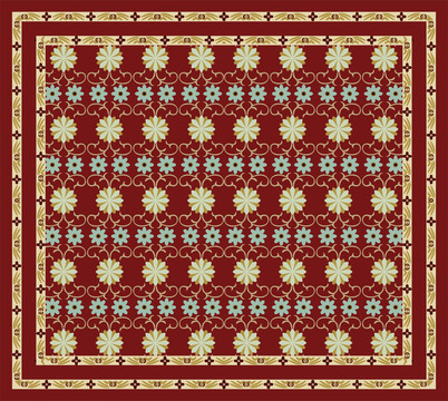 传统地毯图案设计