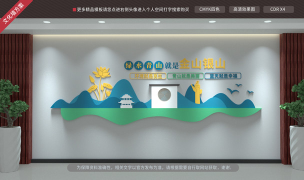 綠水青山就是金山銀山