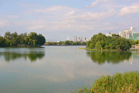 惠州西湖风景区丰湖湖心岛