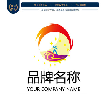 梦幻凤凰祥云乐园logo