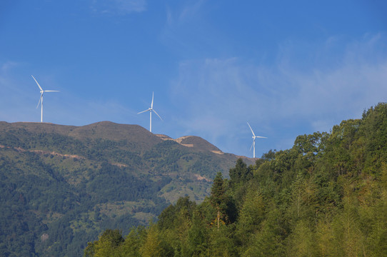 高山山岭风景