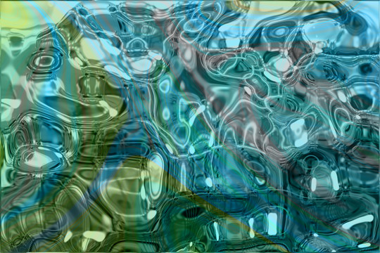 蓝色波纹抽象纹理