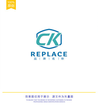 CK字母logo