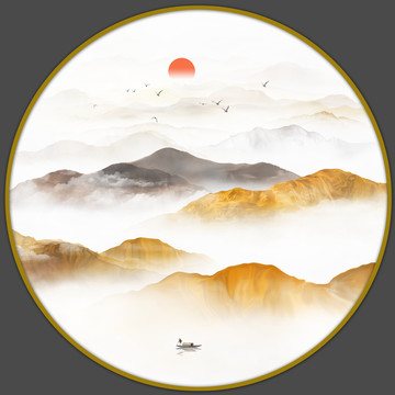 新中式山水畫