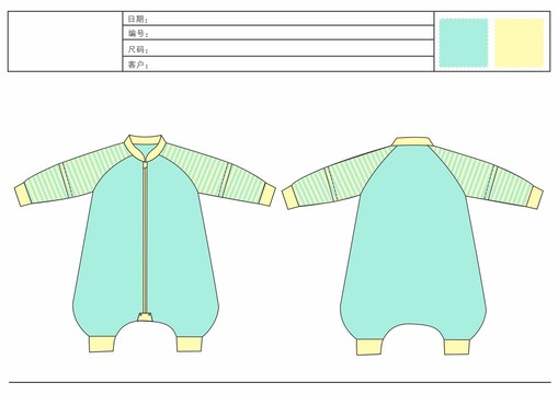 紳嵐服裝設(shè)計(jì)嬰幼兒爬爬服設(shè)計(jì)