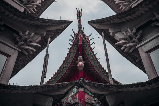 山里的寺庙建筑