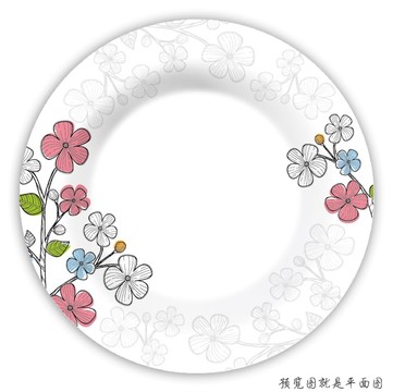 餐具花面