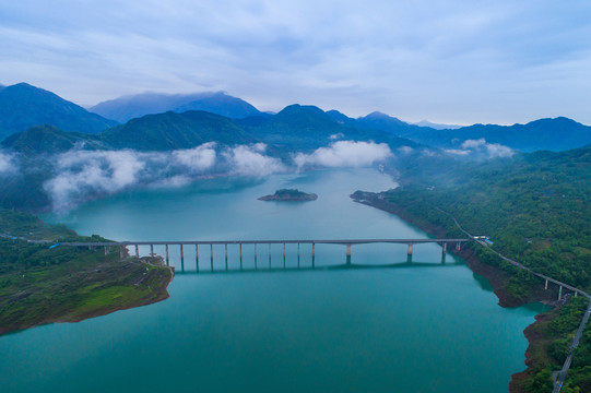 都江堰紫坪铺云雾