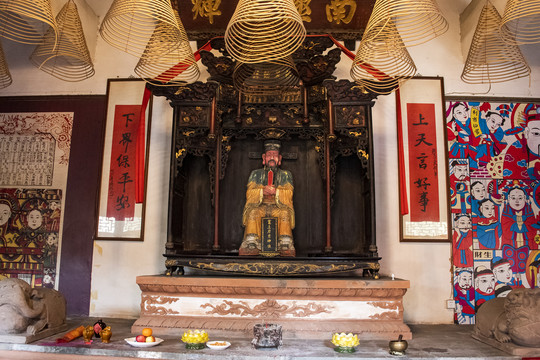 四川成都川菜博物馆灶王祠