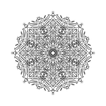 曼陀羅花紋