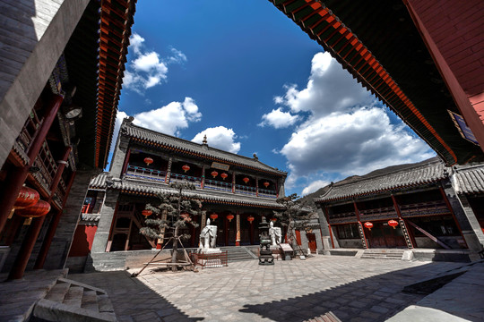 五台山罗睺寺寺庙古建