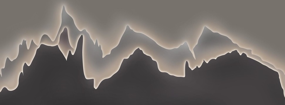 抽象山水LED光影背景墻壁紙