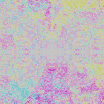 藍色幾何地毯