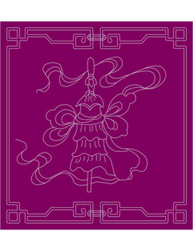 中式傳統(tǒng)紋樣經(jīng)幡