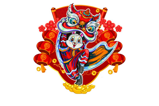 醒獅兔子