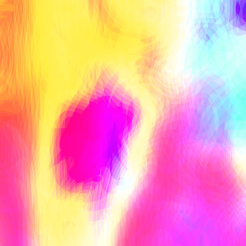 藍色幾何地毯