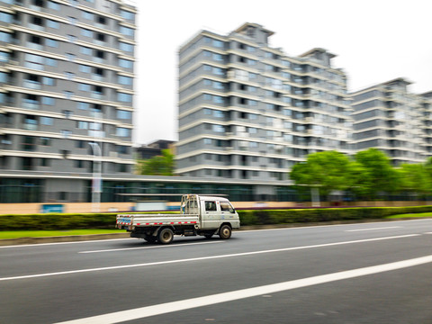 道路车辆抓拍特写