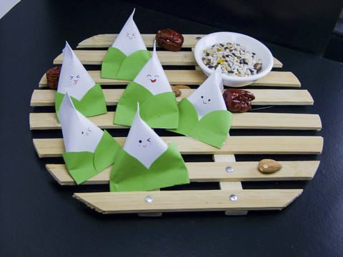 折纸粽子