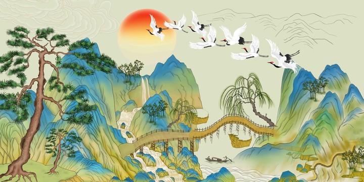 國潮背景