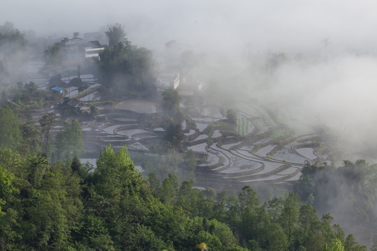 宜宾横江古镇石城山自然风光