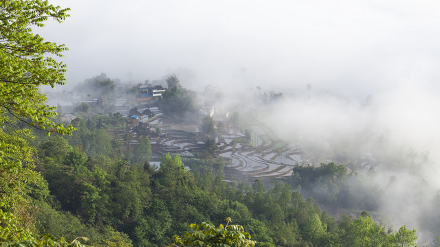 宜宾横江古镇石城山自然风光