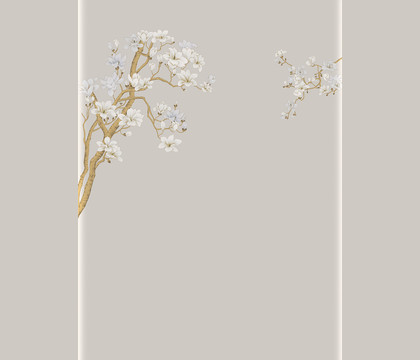 淡雅玉蘭花