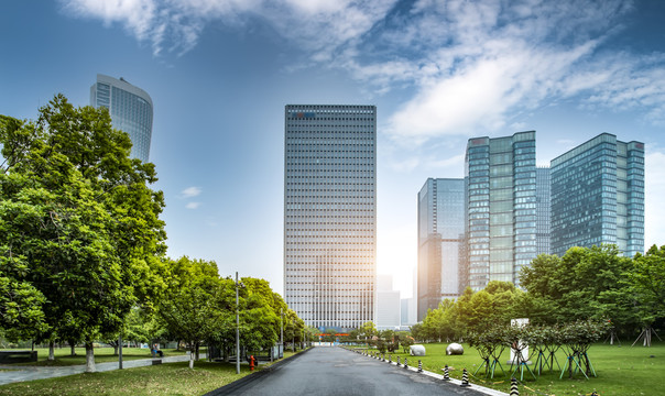 杭州金融中心街景