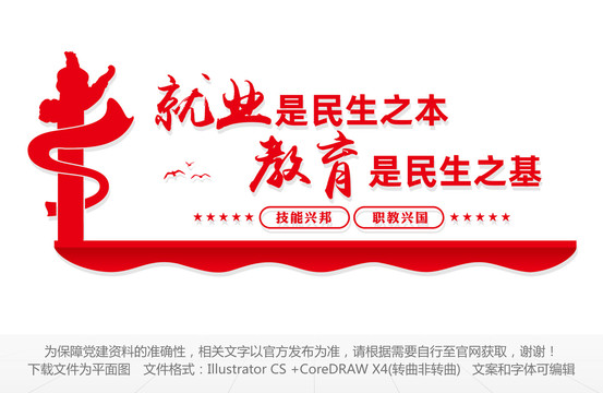 就業(yè)教育文化墻