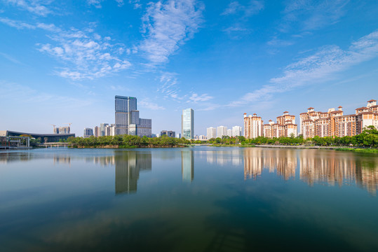 广州南沙凤凰湖公园风景