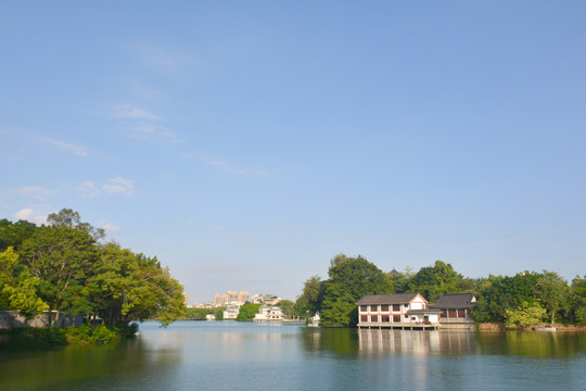 惠州西湖风景区丰湖风浴阁