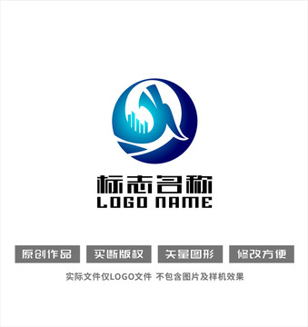 龙标志地产建筑logo